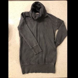 Grey Silence and Noise turtleneck sweatshirt dress